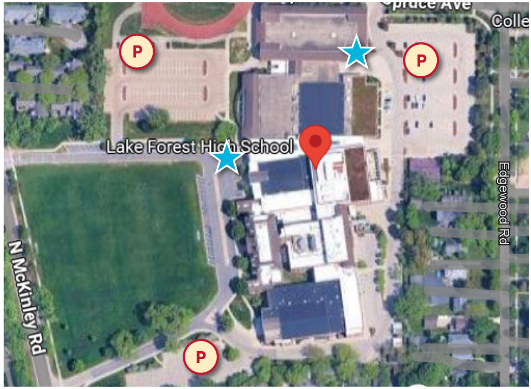 Lake Forest High School map