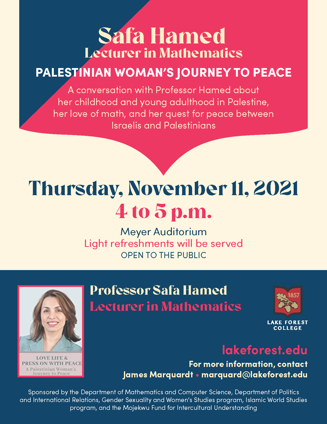 A Palestinian Woman's Journey to Peace | Lake Forest College