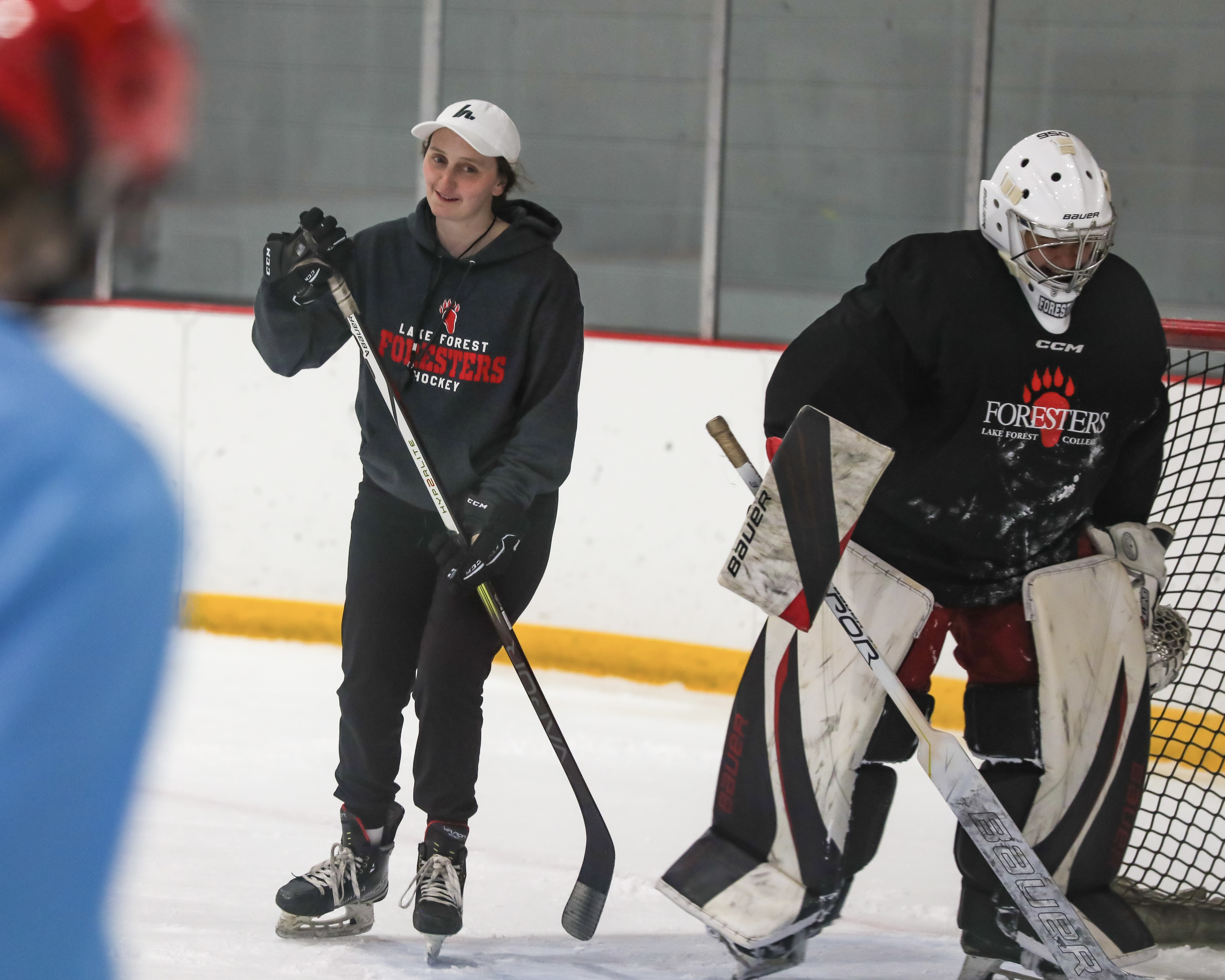 Amy Budde on the ice