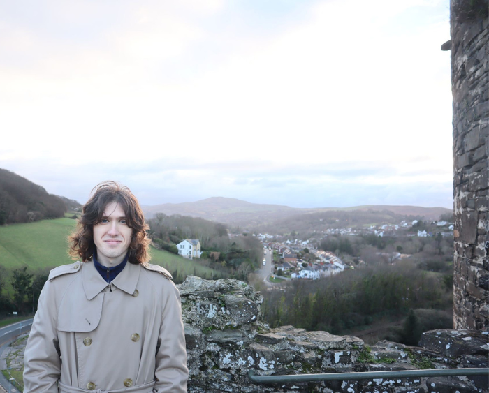 Aidan at Conway Castle