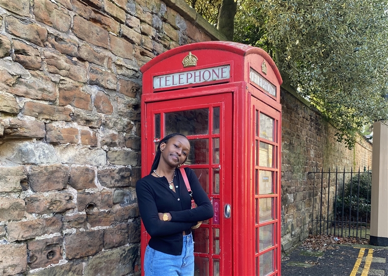 Traditional phone booth in UK