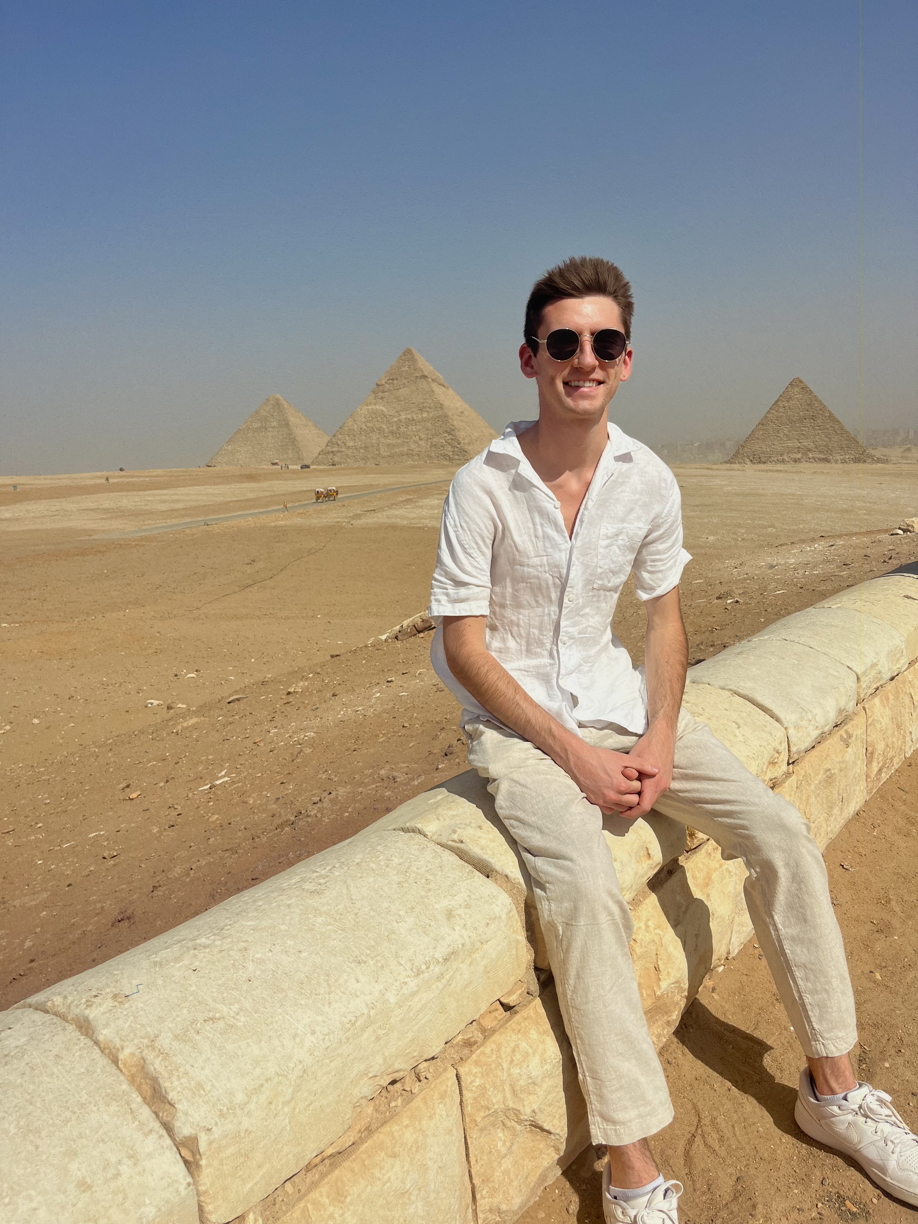 Visiting the pyramids