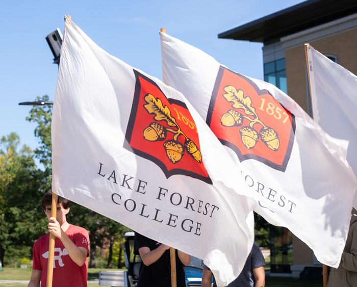 Lake Forest College flags