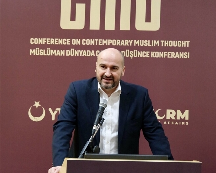 Hazim Fazlic at podium