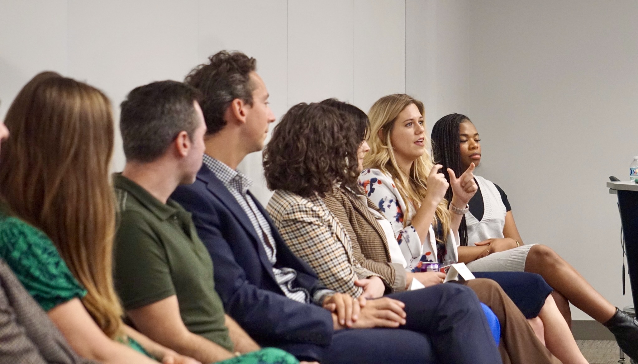 seated alumni panel