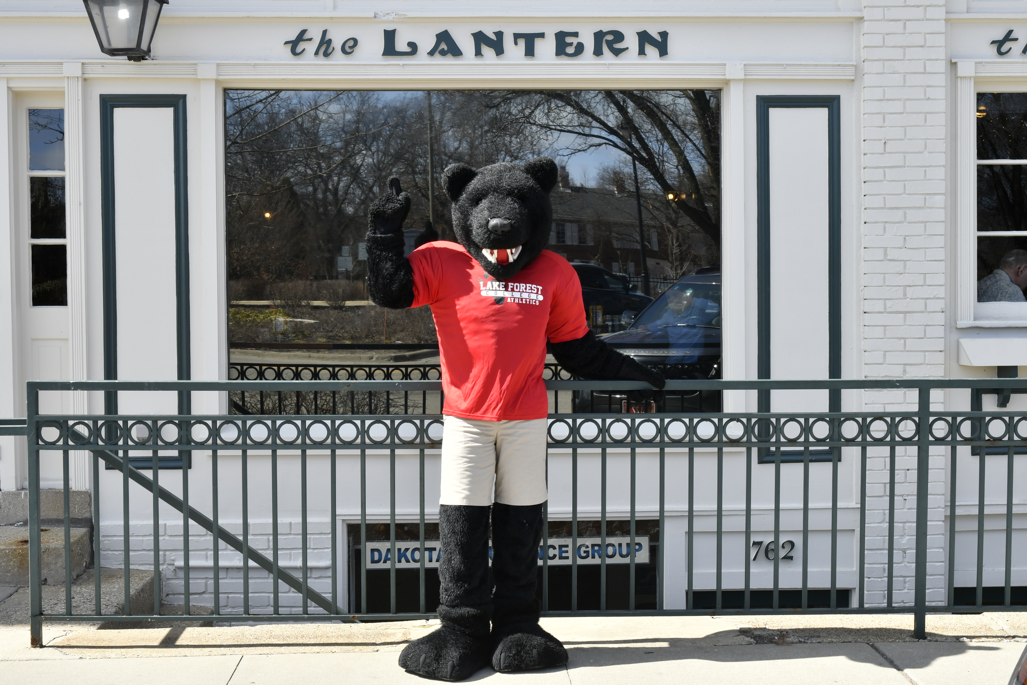 boomer outside the lantern in lake forest il