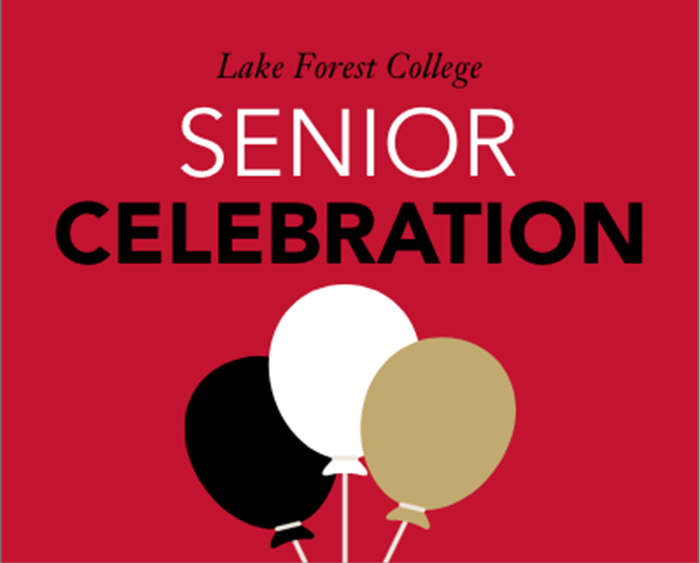 Senior Celebration logo with three balloons