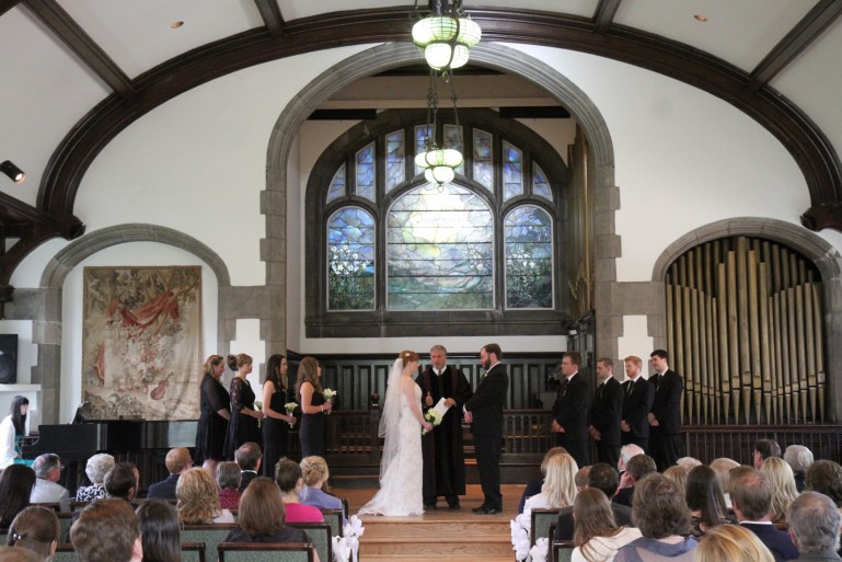 Wedding Ceremony in Chapel